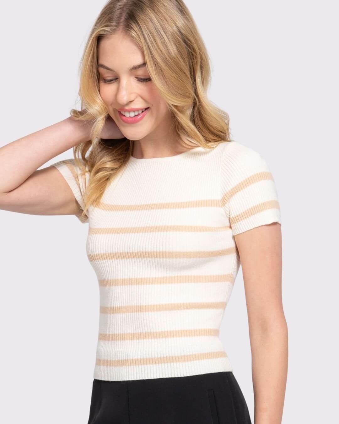 BLUSA ACTIVE BASIC DE RAYAS