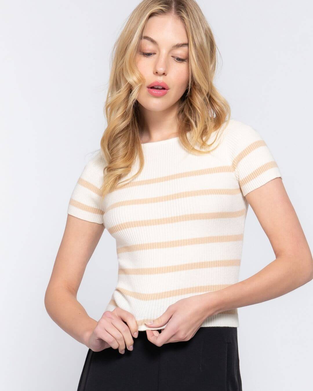BLUSA ACTIVE BASIC DE RAYAS