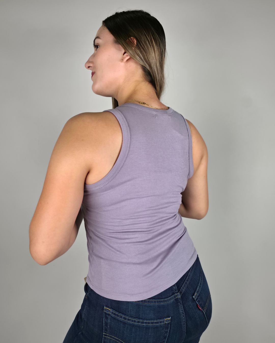 BLUSA  ACTIVE BASIC LILA PARA DAMA