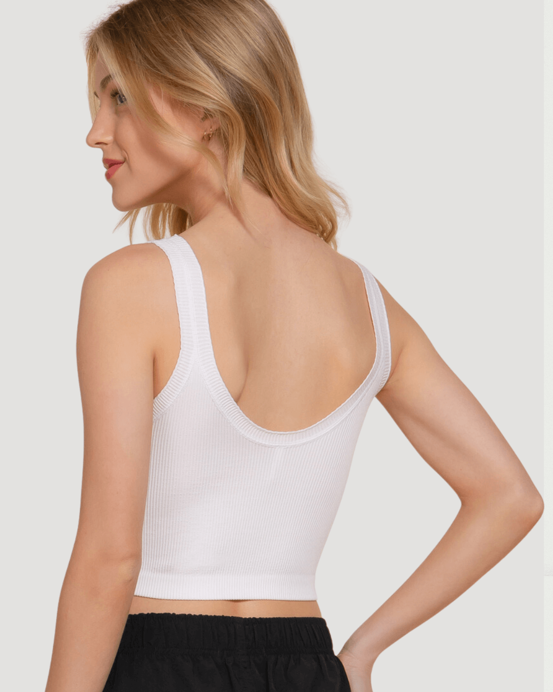 TOP ACTIVE BASIC BLANCA PARA DAMA