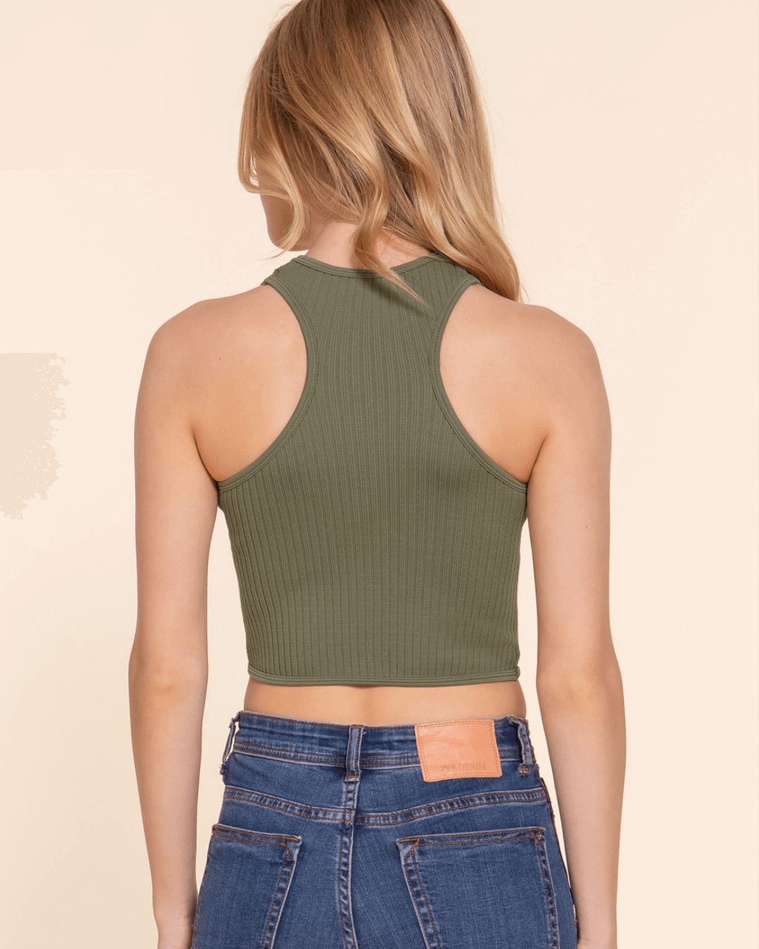 BLUSA ACTIVE BASIC VERDE OLIVO