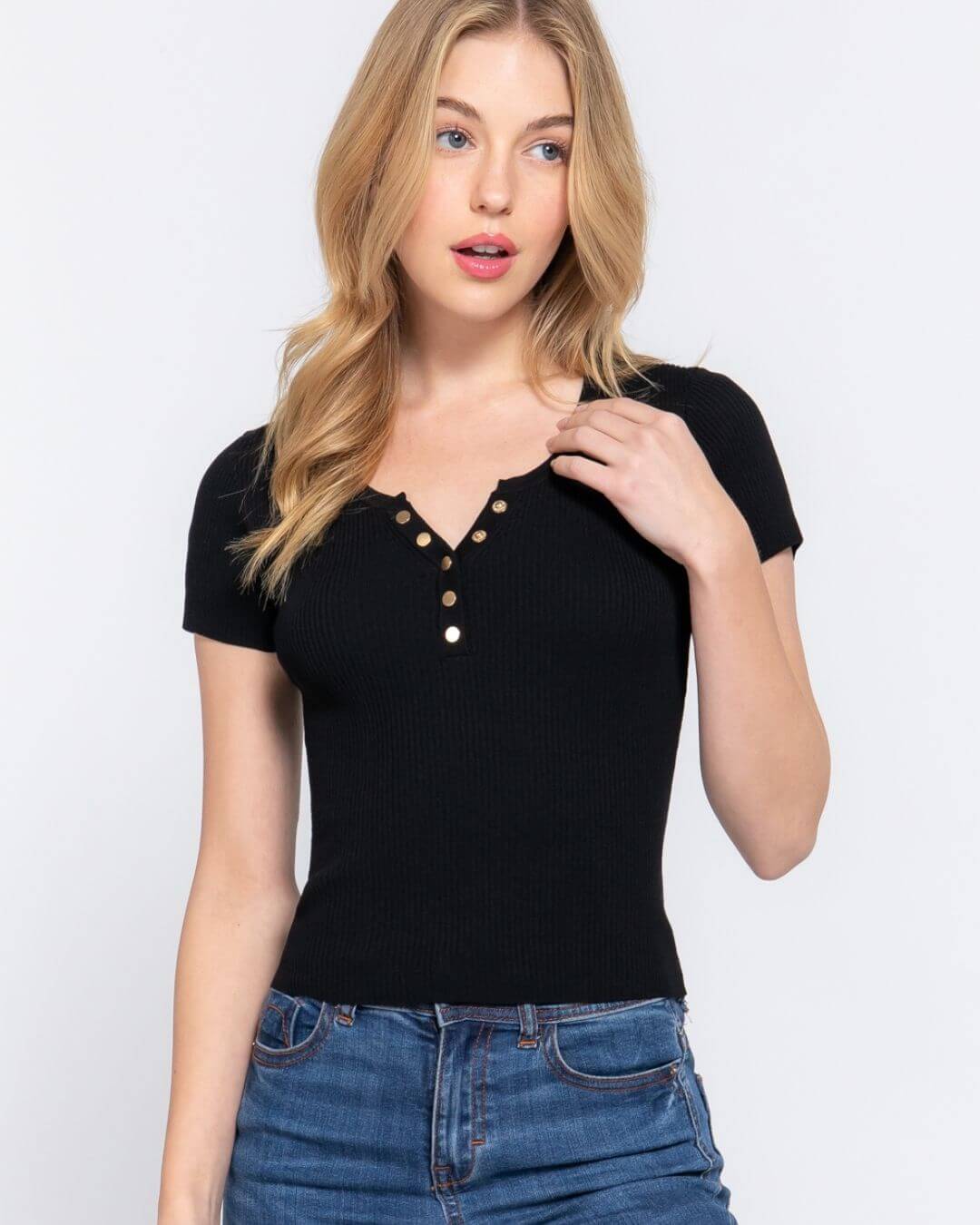 BLUSA ACTIVE BASIC NEGRA