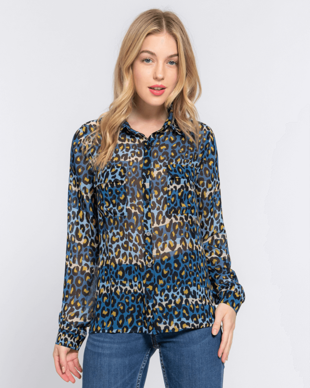 BLUSA ACTIVE BASIC ESTAMPADA MANGA LARGA