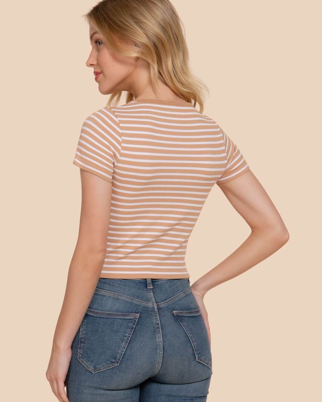 BLUSA ACTIVE BASIC DE RAYAS