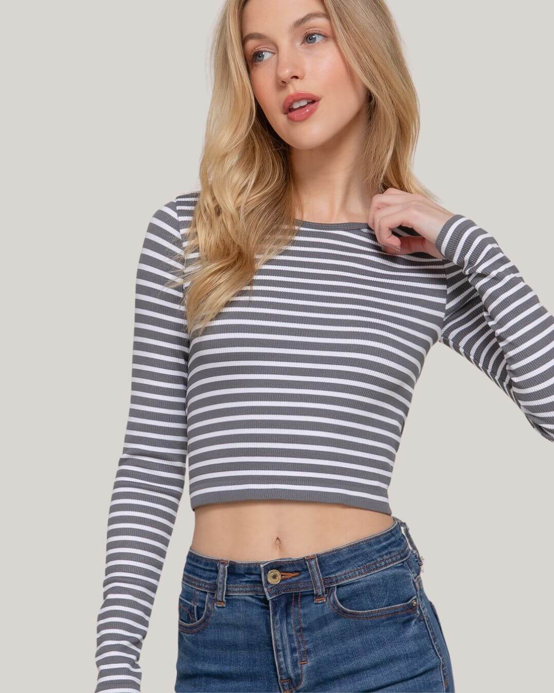 SWEATER ACTIVE GRIS