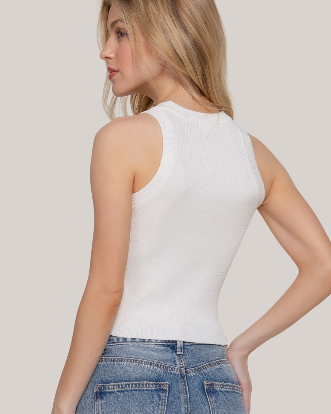 BLUSA ACTIVE BASIC BLANCA PARA DAMA
