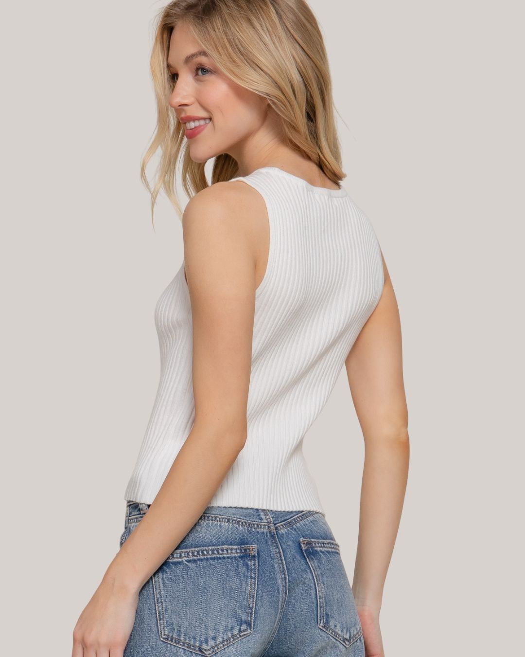 BLUSA ACTIVE BASIC BLANCA PARA DAMA