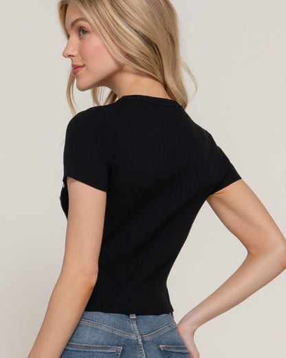 BLUSA ACTIVE BASIC NEGRA