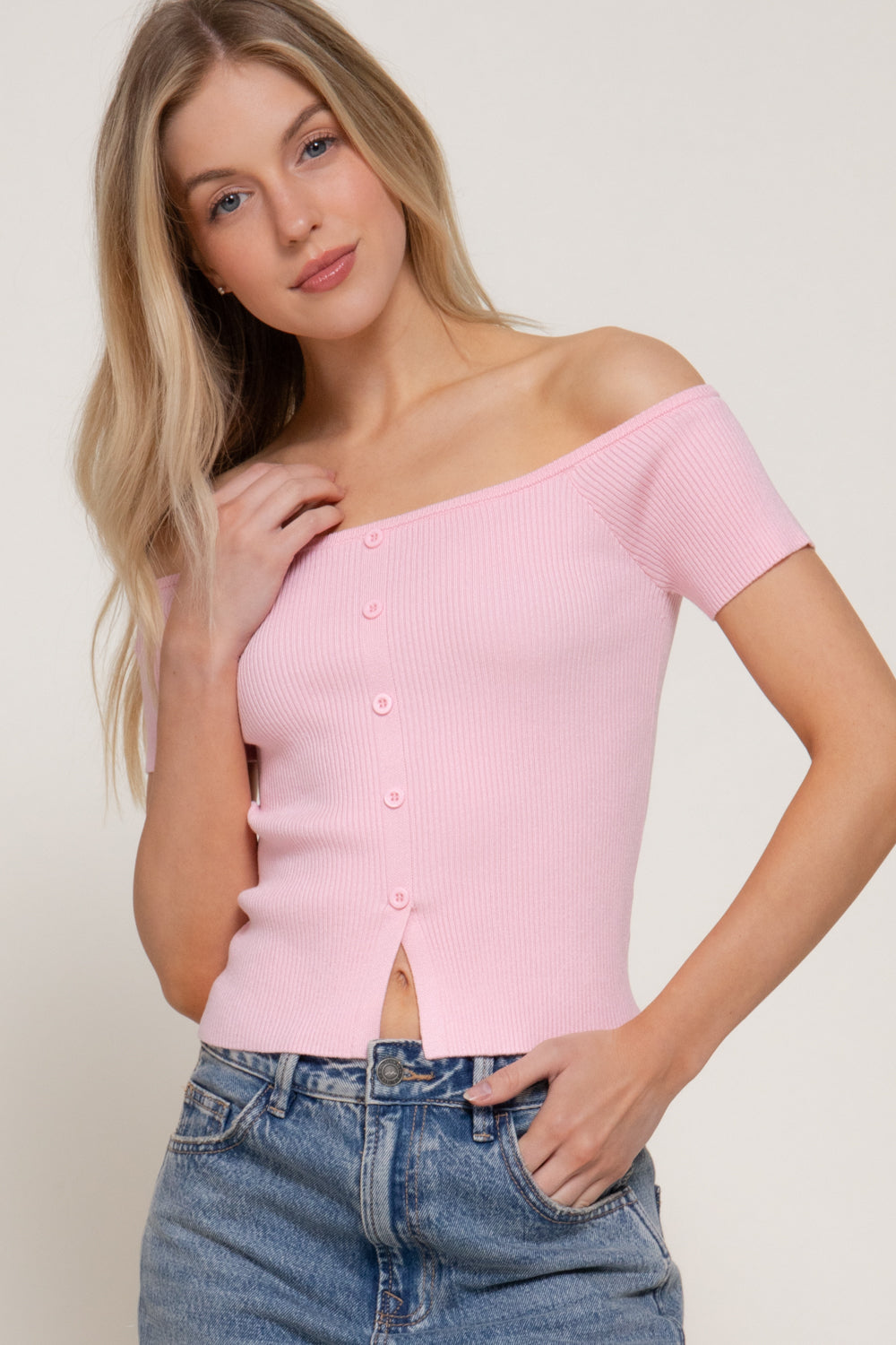 BLUSA ACTIVE HOMBROS DESCUBIERTOS