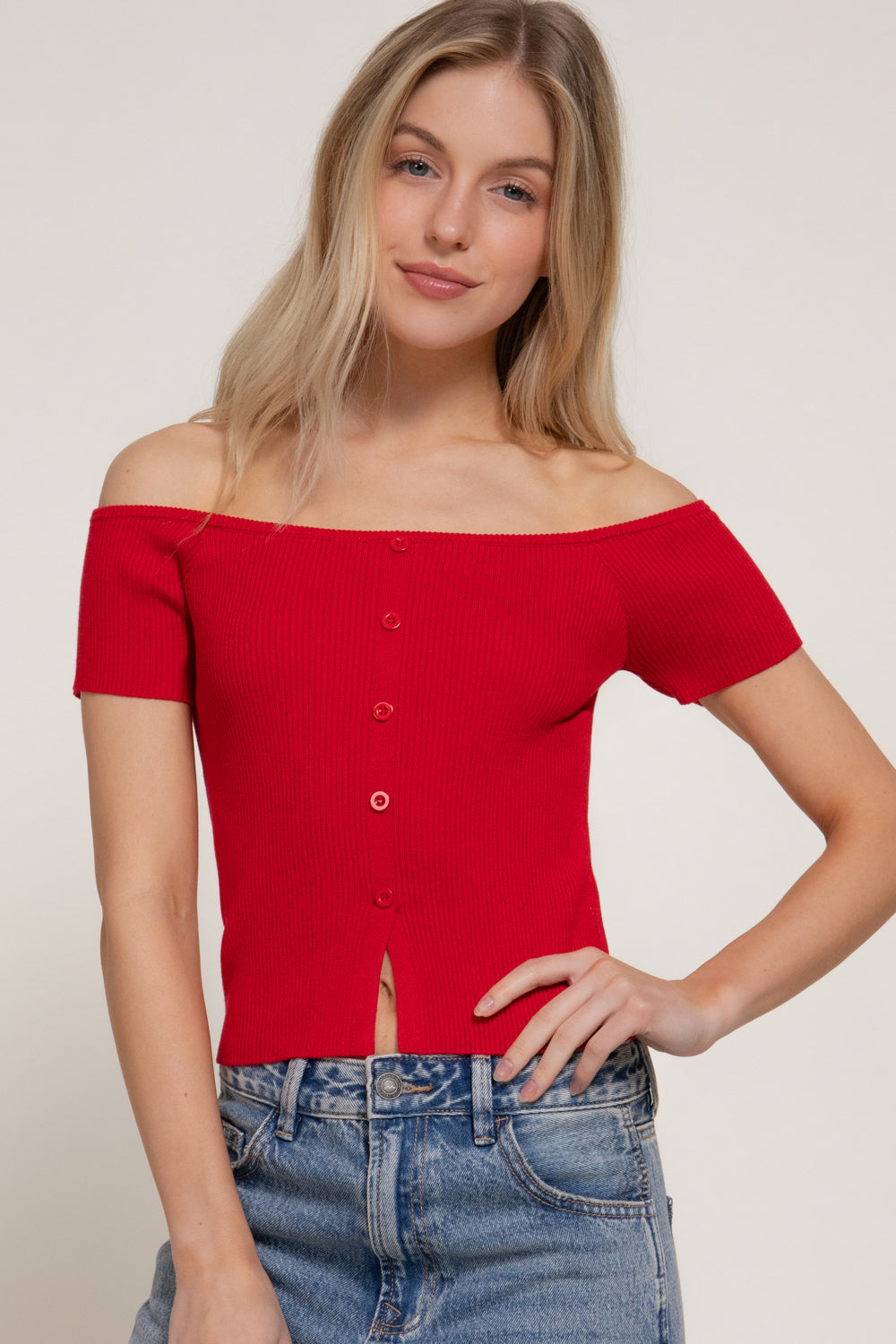 BLUSA ACTIVE HOMBROS DESCUBIERTOS