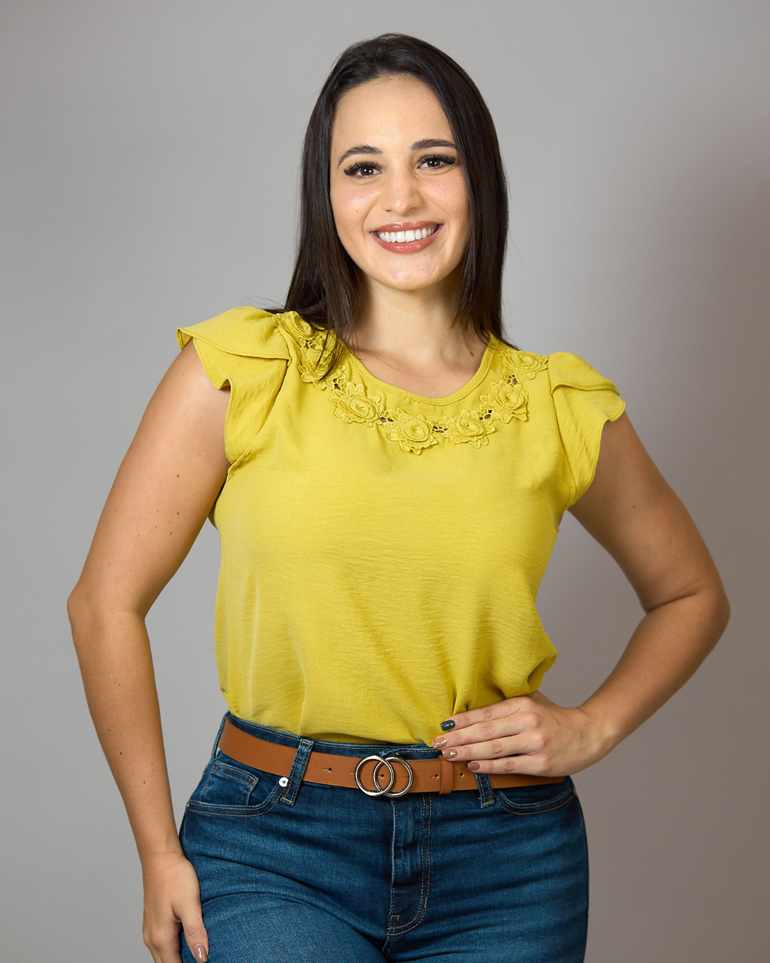 BLUSA TOGETHER MOSTAZA PARA DAMA