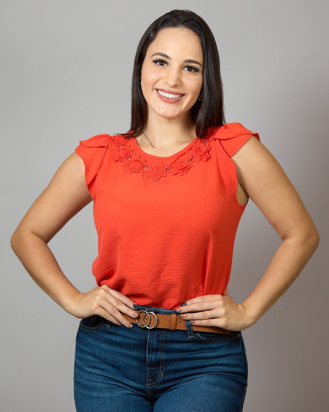 BLUSA TOGETHER NARANJA PARA DAMA