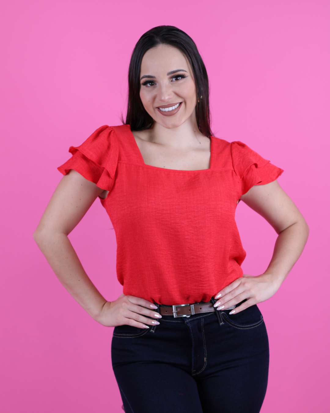 BLUSA TOGETHER ROJA PARA DAMA