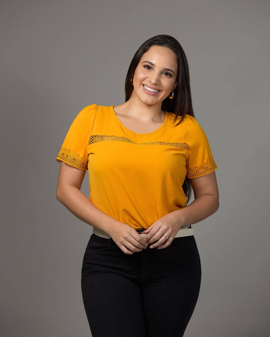 BLUSA TOGETHER MOSTAZA PARA DAMA