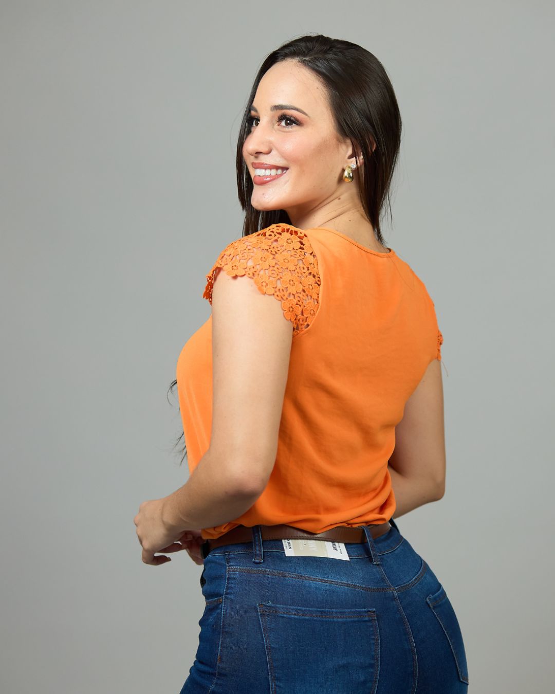 BLUSA TOGETHER NARANJA PARA DAMA