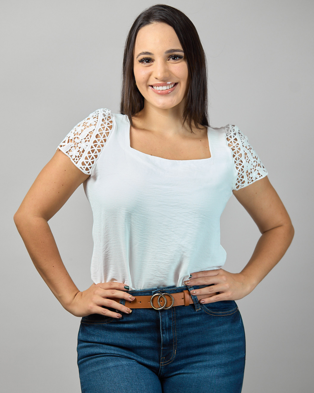BLUSA TOGETHER BLANCA PARA DAMA