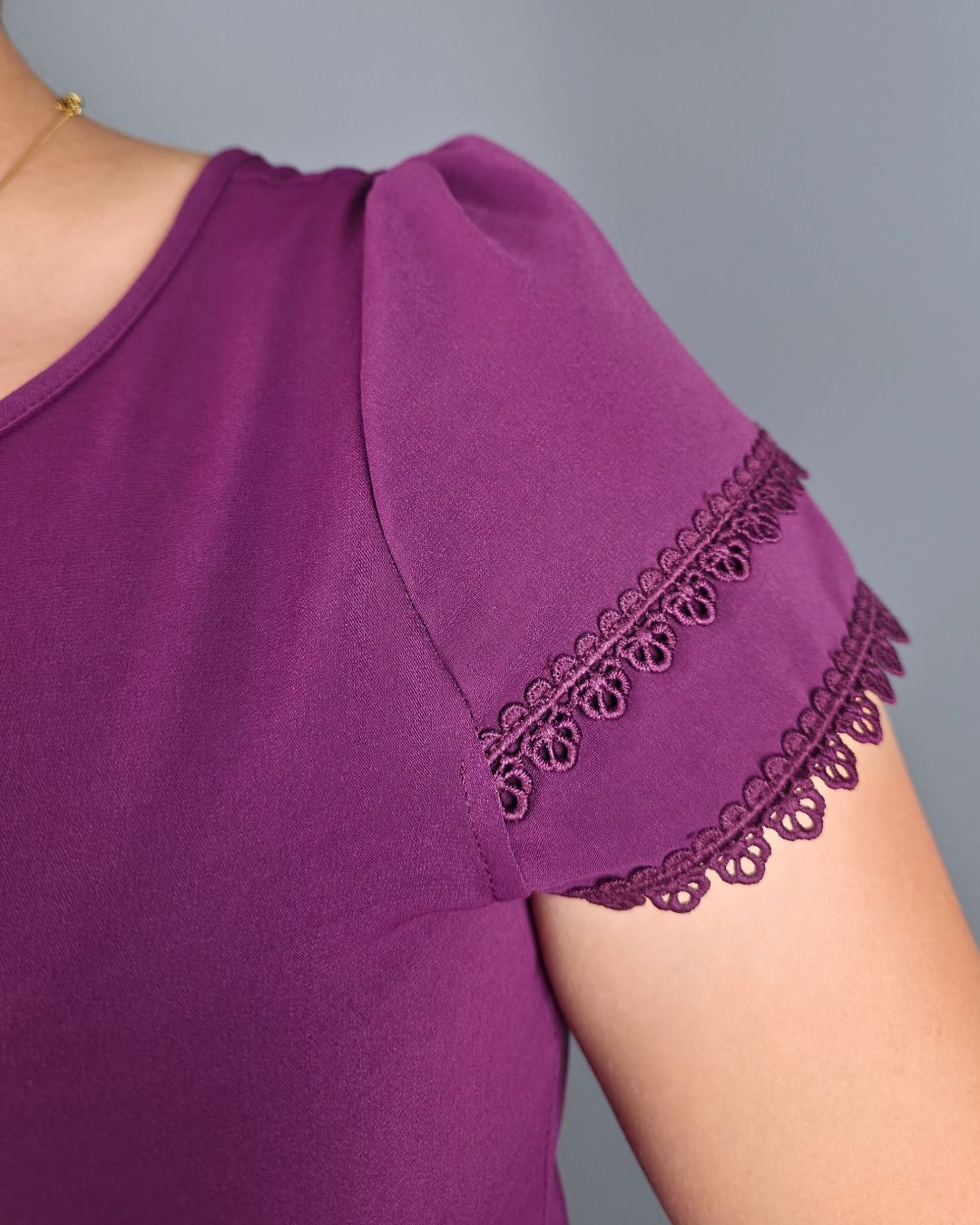 BLUSA TOGETHER MORADA PARA DAMA