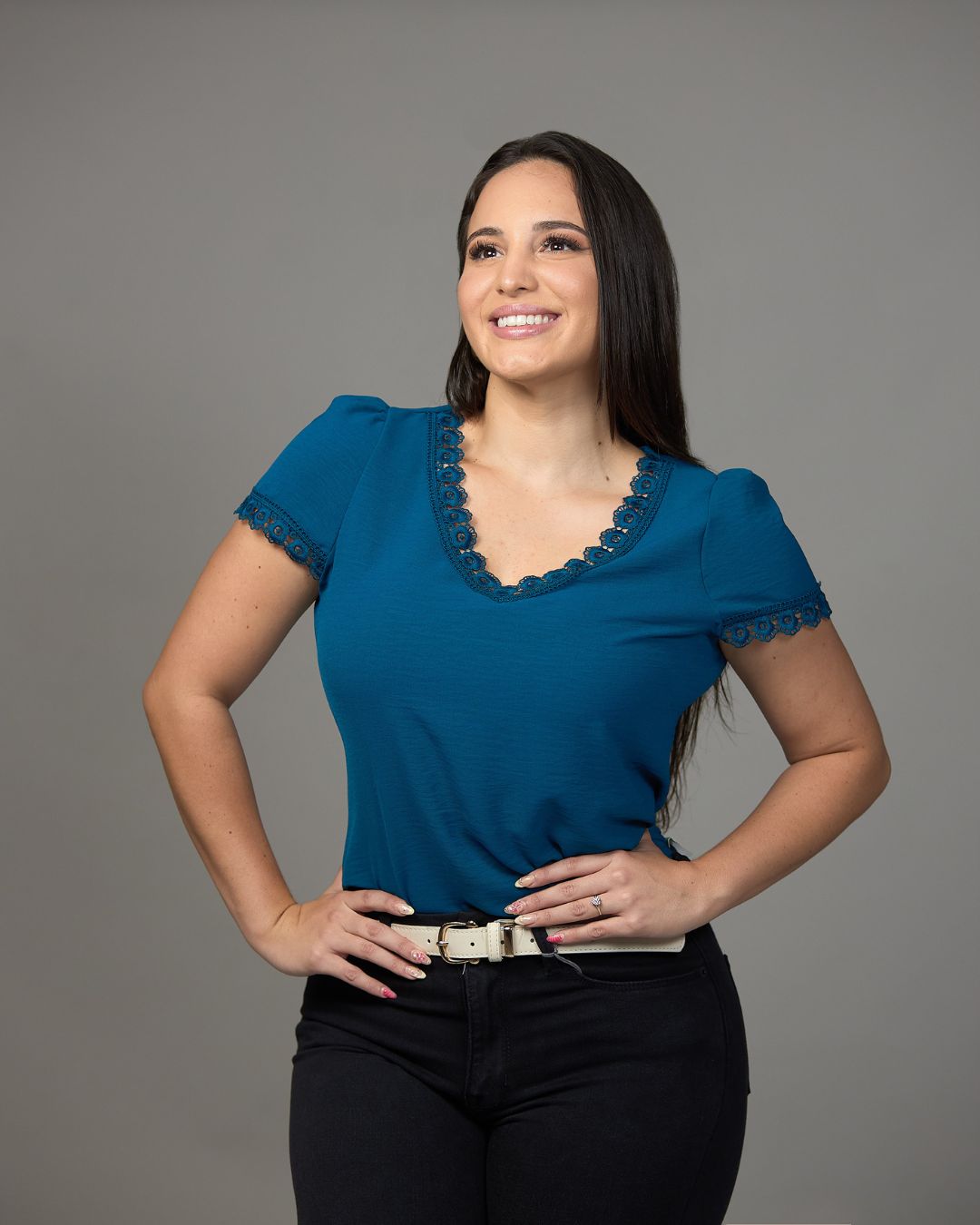 BLUSA TOGETHER TURQUESA PARA DAMA