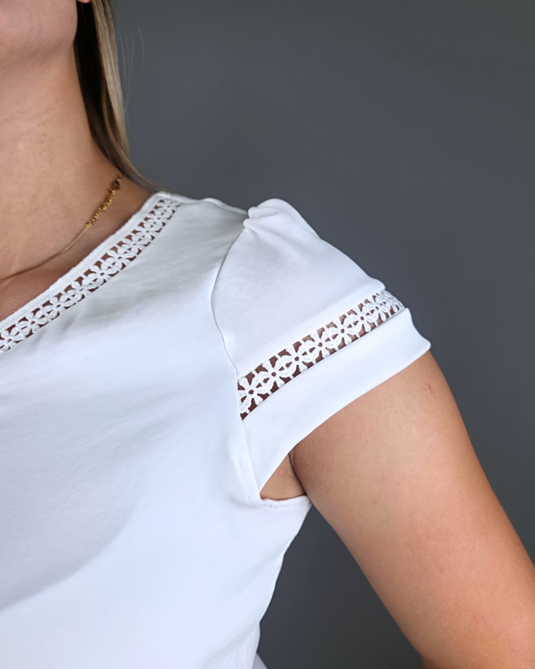 BLUSA TOGETHER BLANCA PARA DAMA