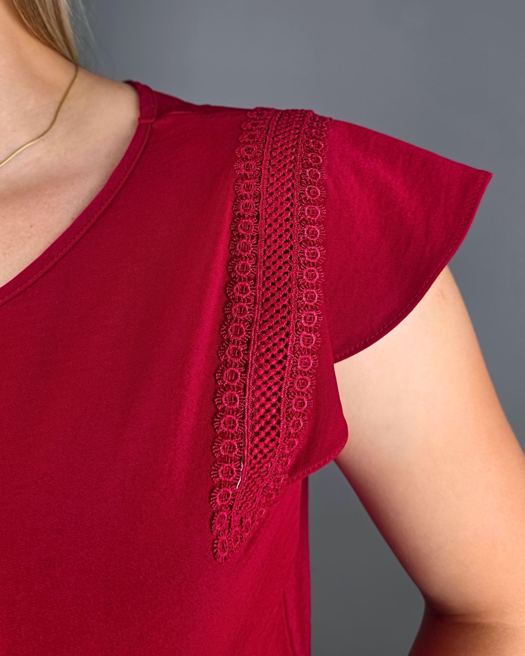 BLUSA TOGETHER ROJA PARA DAMA