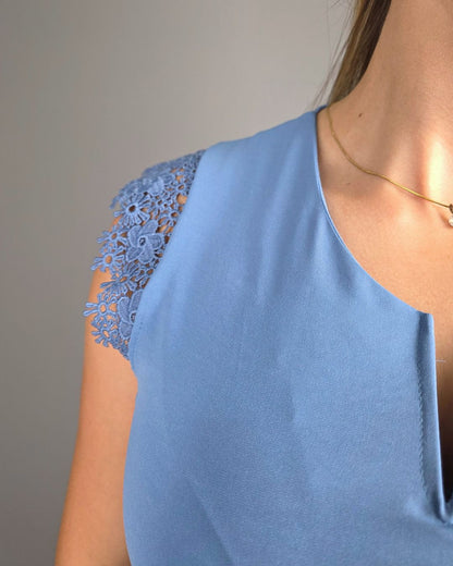 BLUSA TOGETHER CELESTE PARA DAMA