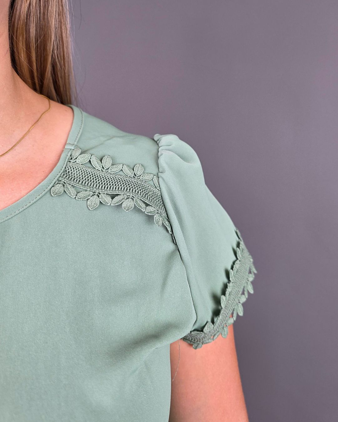 BLUSA TOGETHER VERDE PARA DAMA