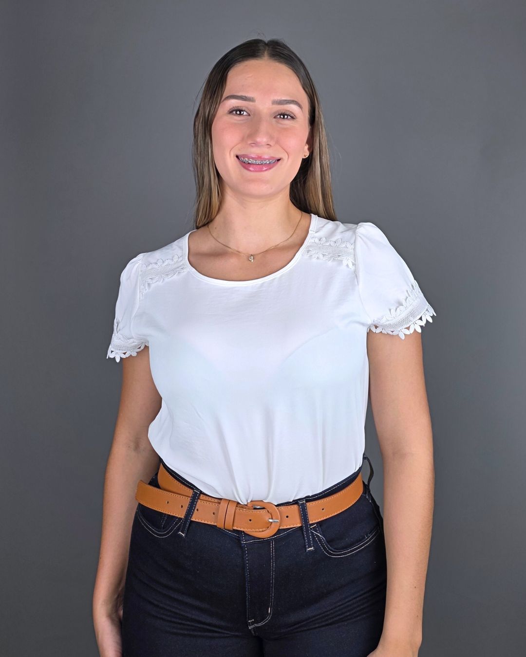 BLUSA TOGETHER BLANCA PARA DAMA