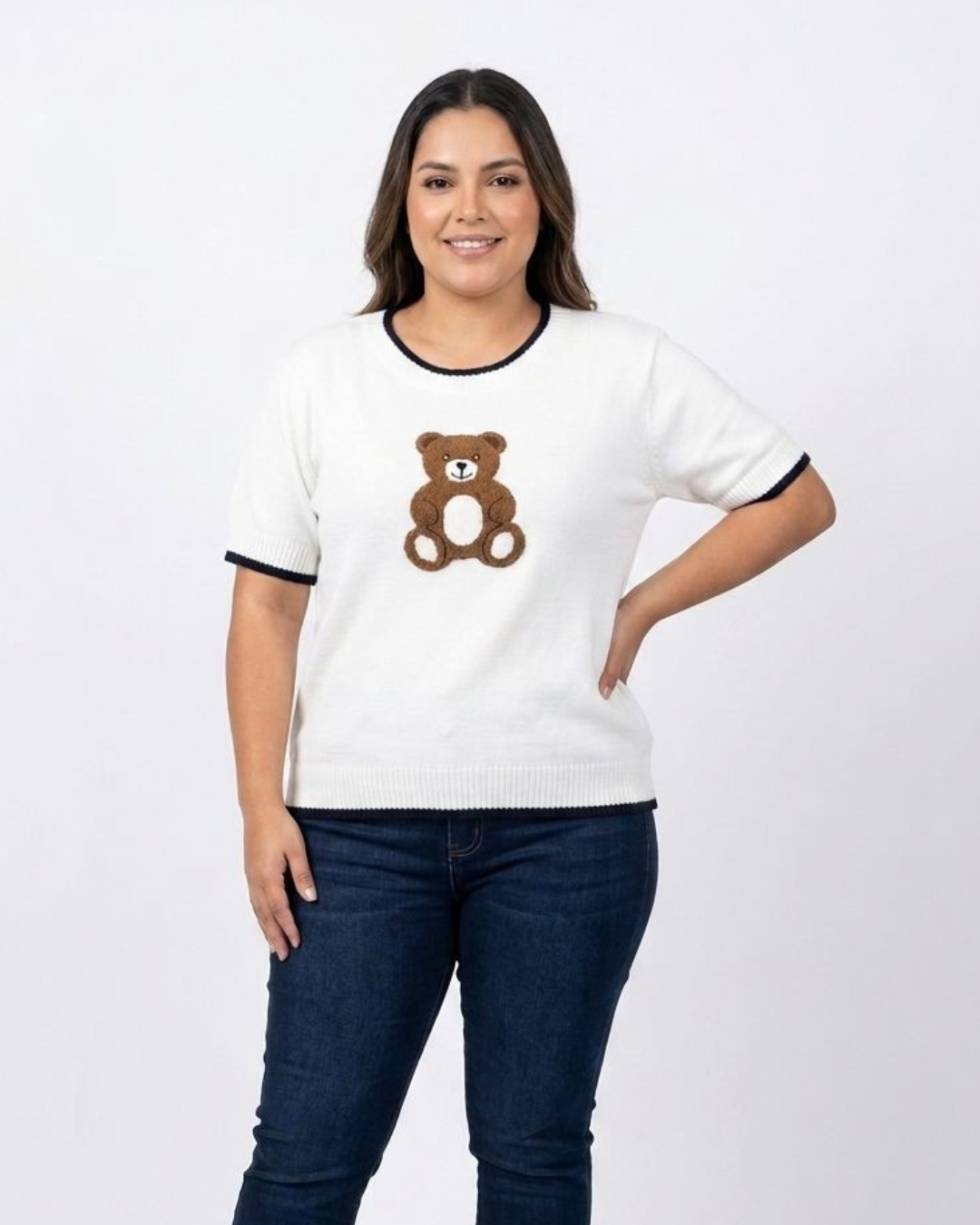 BLUSA PLUS ACTIVE MANGA CORTA