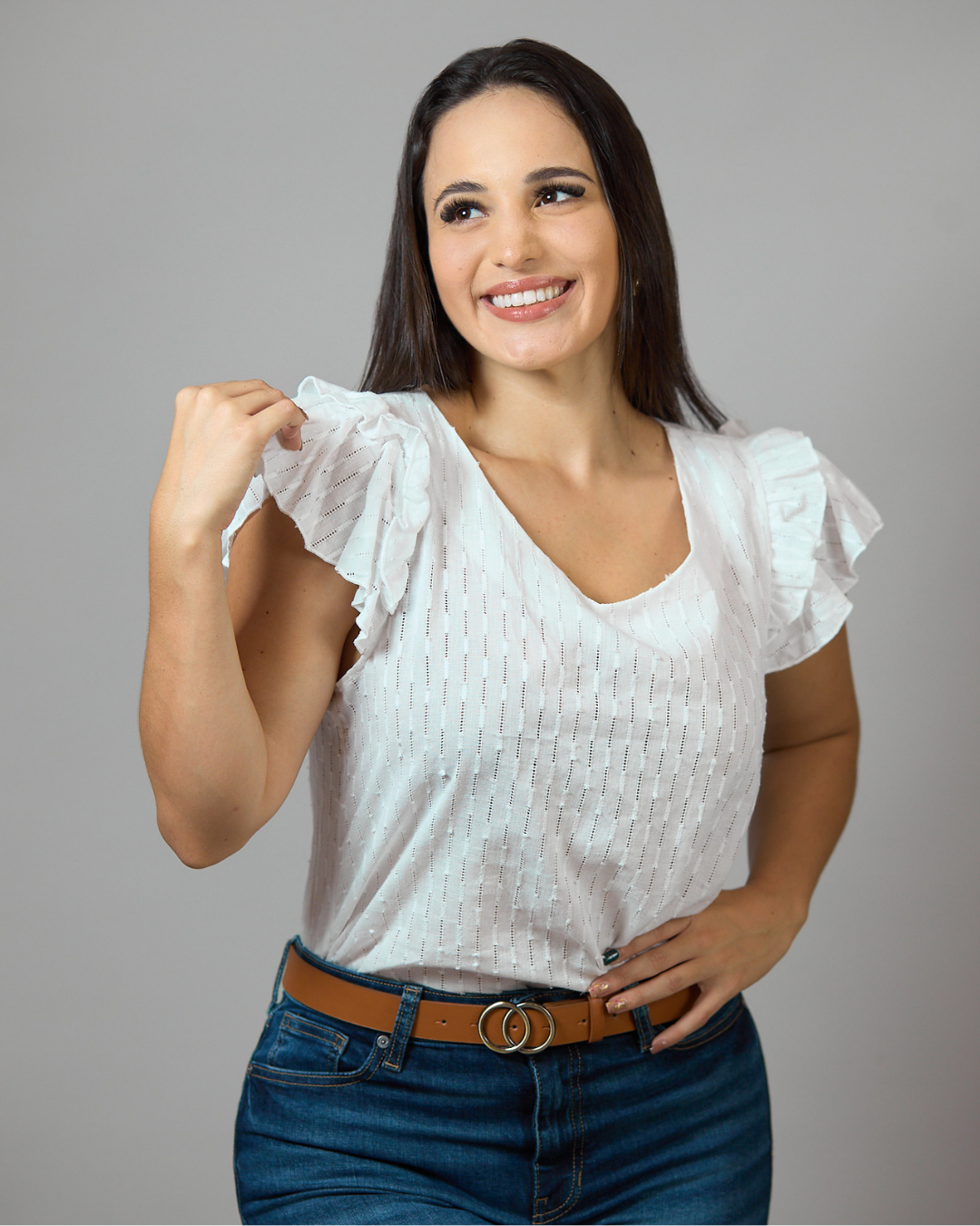 BLUSA BONAMI BLANCA PARA DAMA
