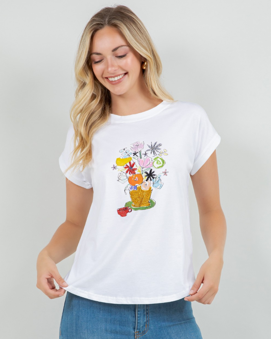 BLUSA TABA MANGA CORTA