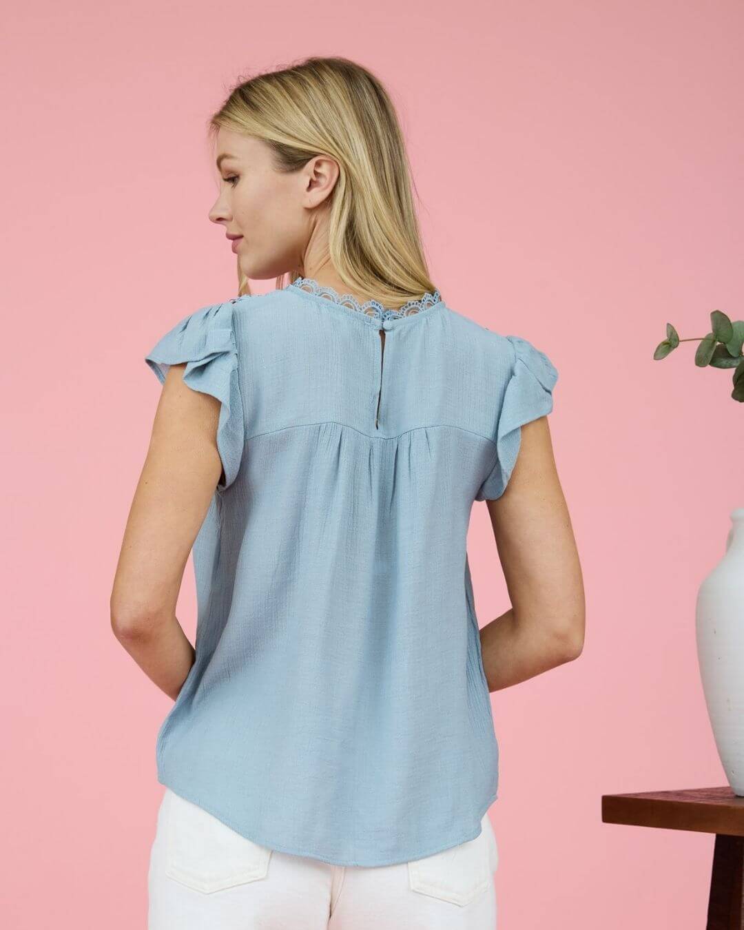 BLUSA MINE CELESTE