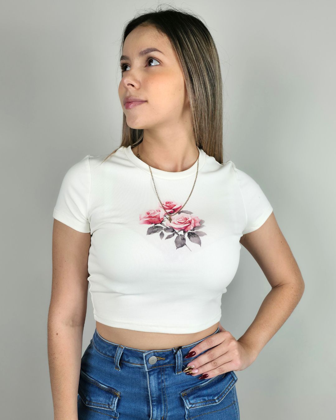 BLUSA LOVE POEM BLANCA PARA DAMA