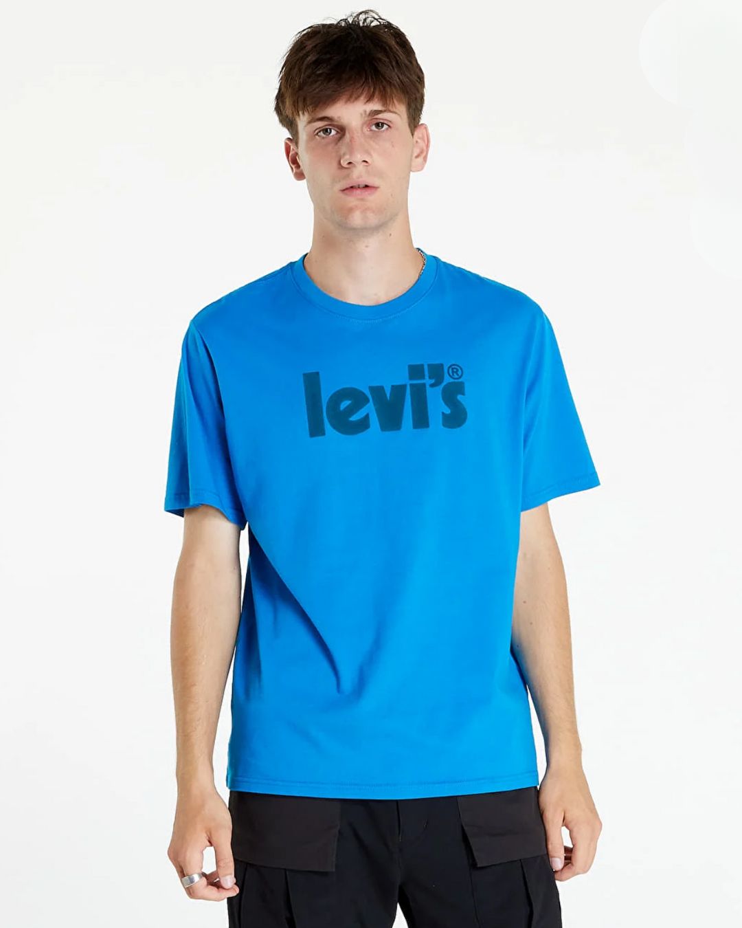 CAMISETA LEVI´S DE HOMBRE CELESTE CON VERDE