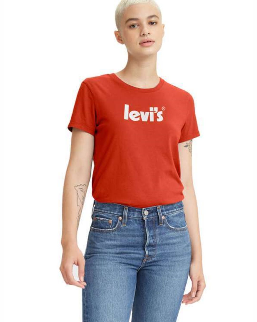CAMISETA LEVI´S DE MUJER NARANJA