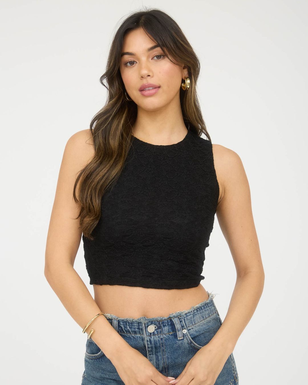 BLUSA MINE CUELLO REDONDO