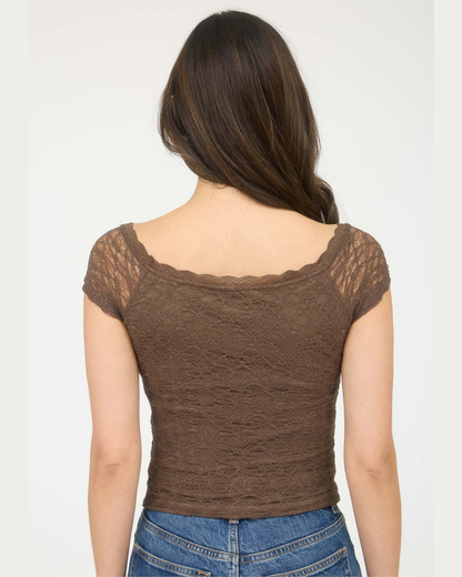 BLUSA LOS ÁNGELES CON ENCAJE