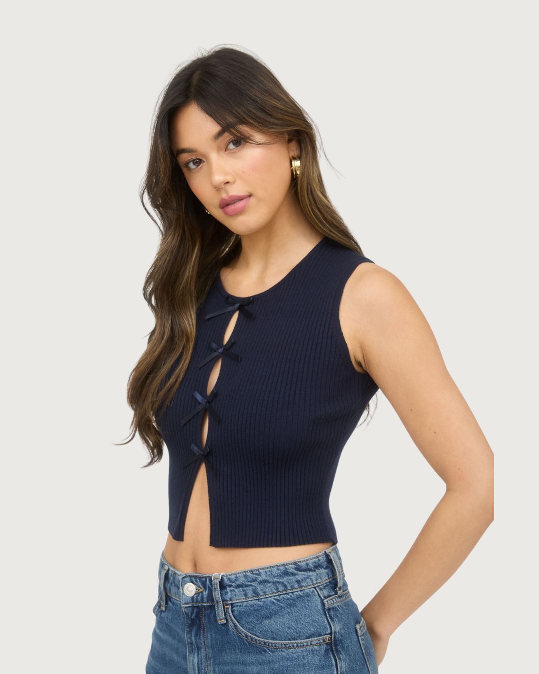 BLUSA MINE DE MUJER AZUL OSCURO