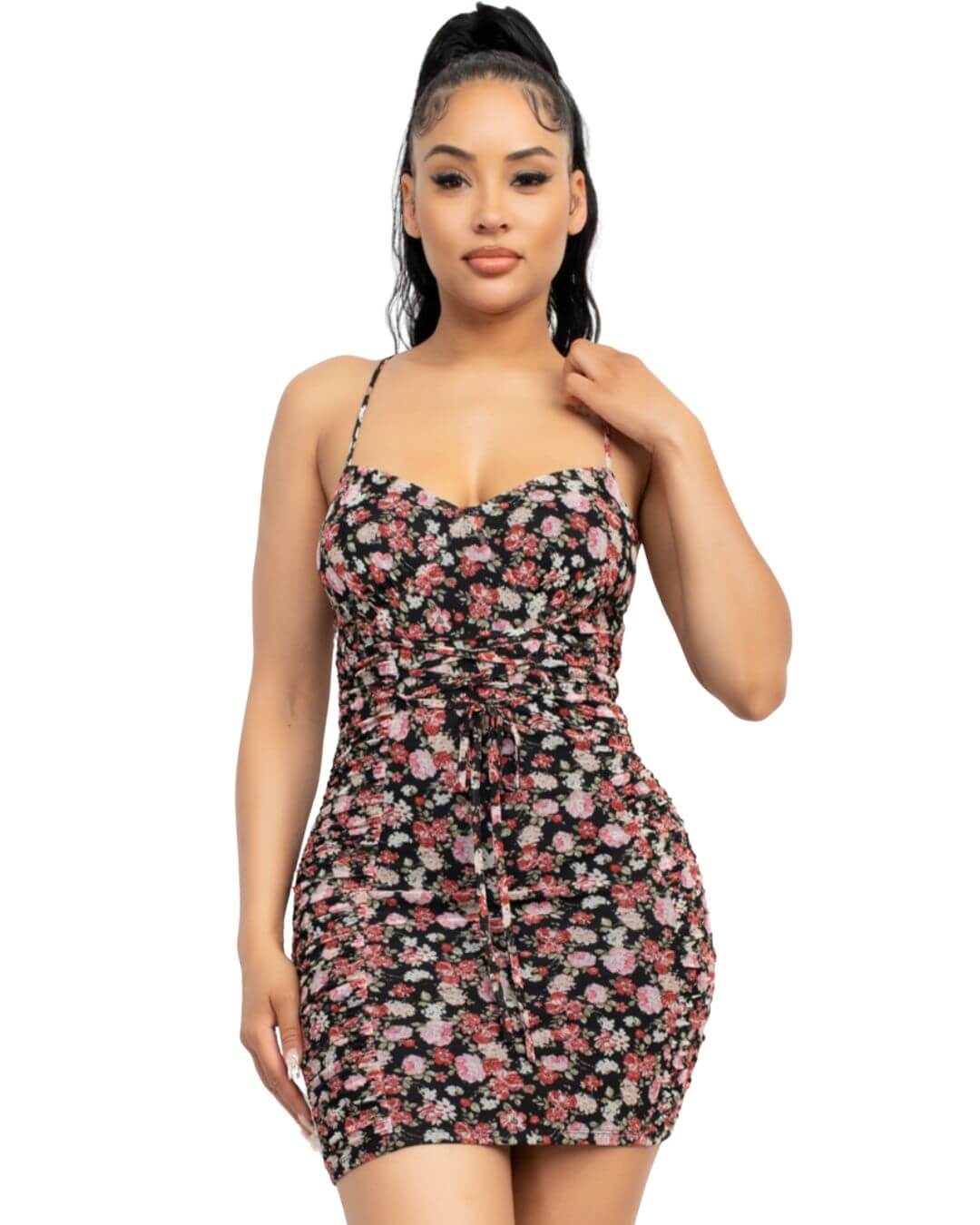 VESTIDO IRIS NEGRO CORTO  PARA DAMA