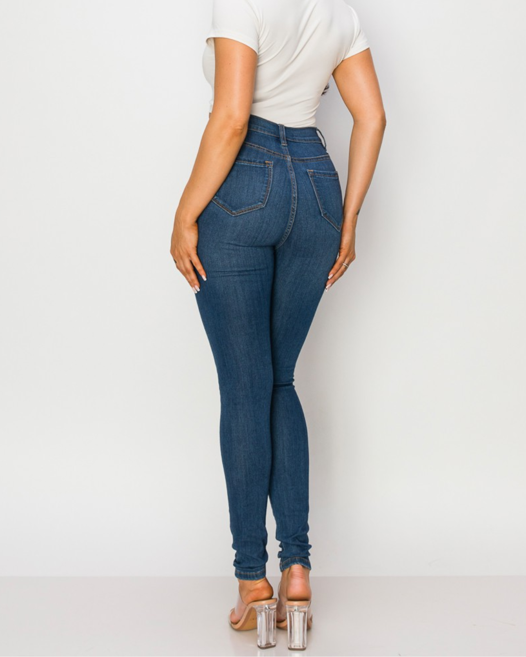 JEANS ENCORE PLUS AZUL MEDIO PARA DAMA