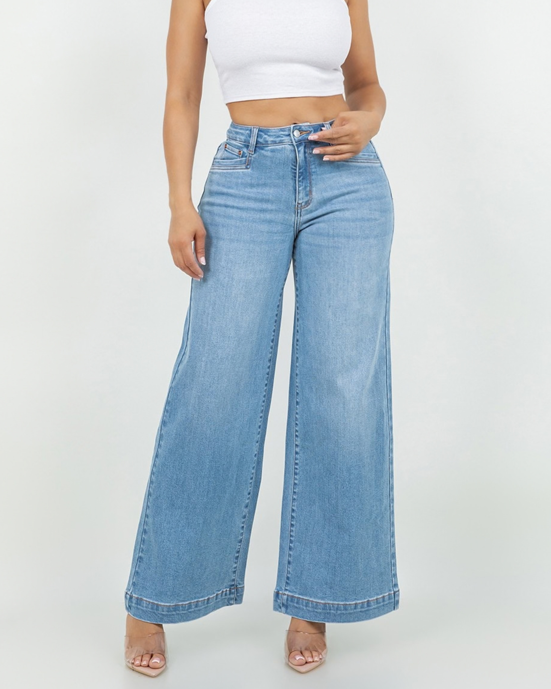 JEANS ENCORE WIDE LEG