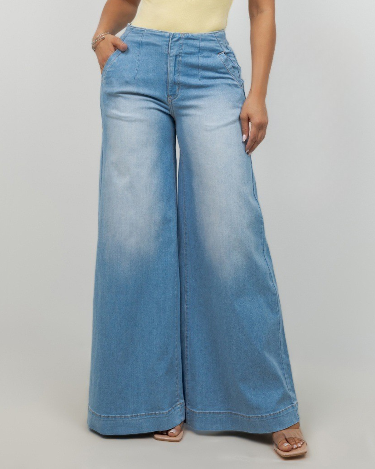 JEANS ENCORE HIGH RISE ULTRA PALAZZO