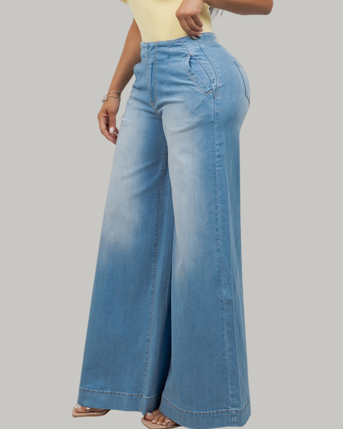 JEANS ENCORE HIGH RISE ULTRA PALAZZO
