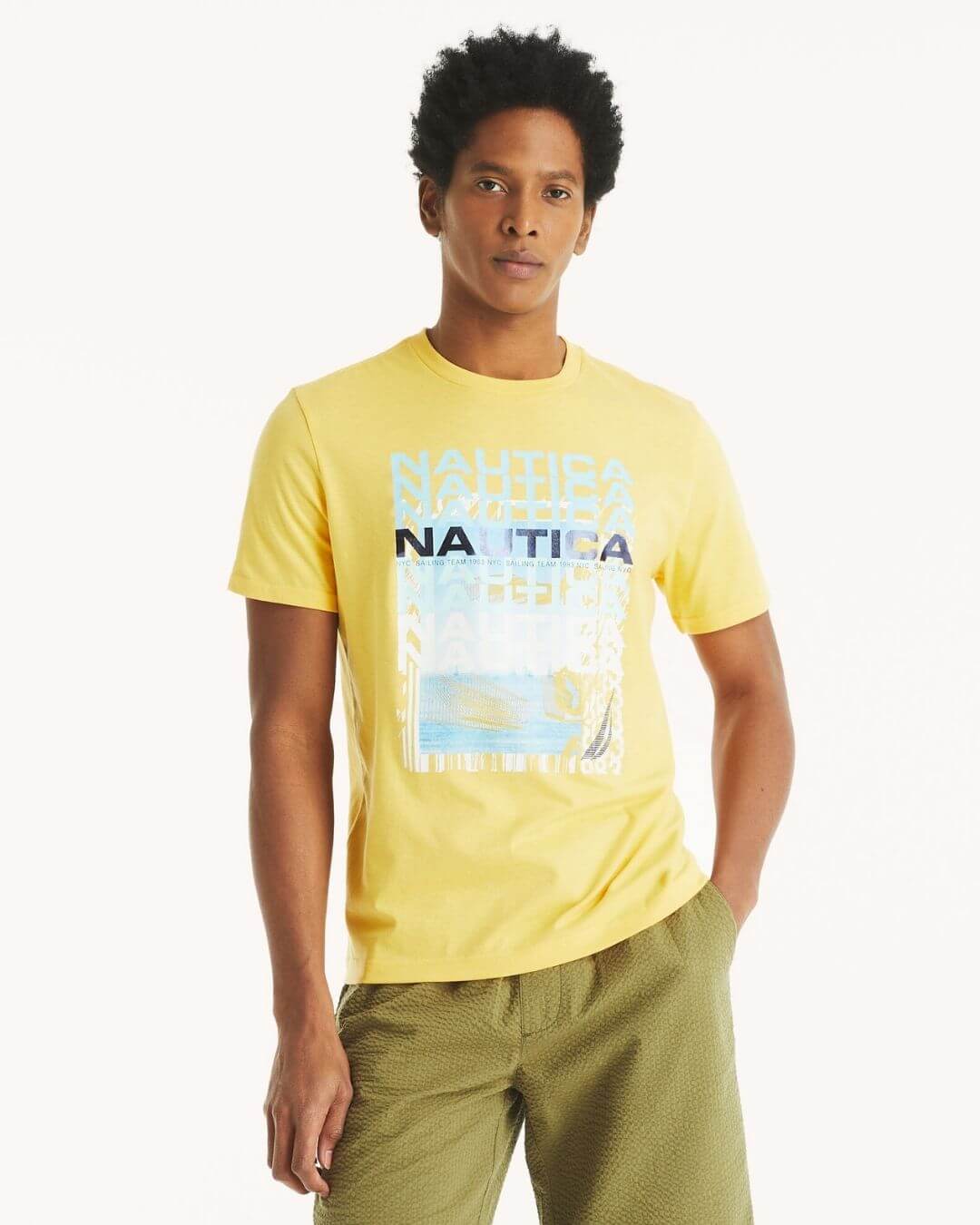 CAMISETA NAUTICA AMARILLA