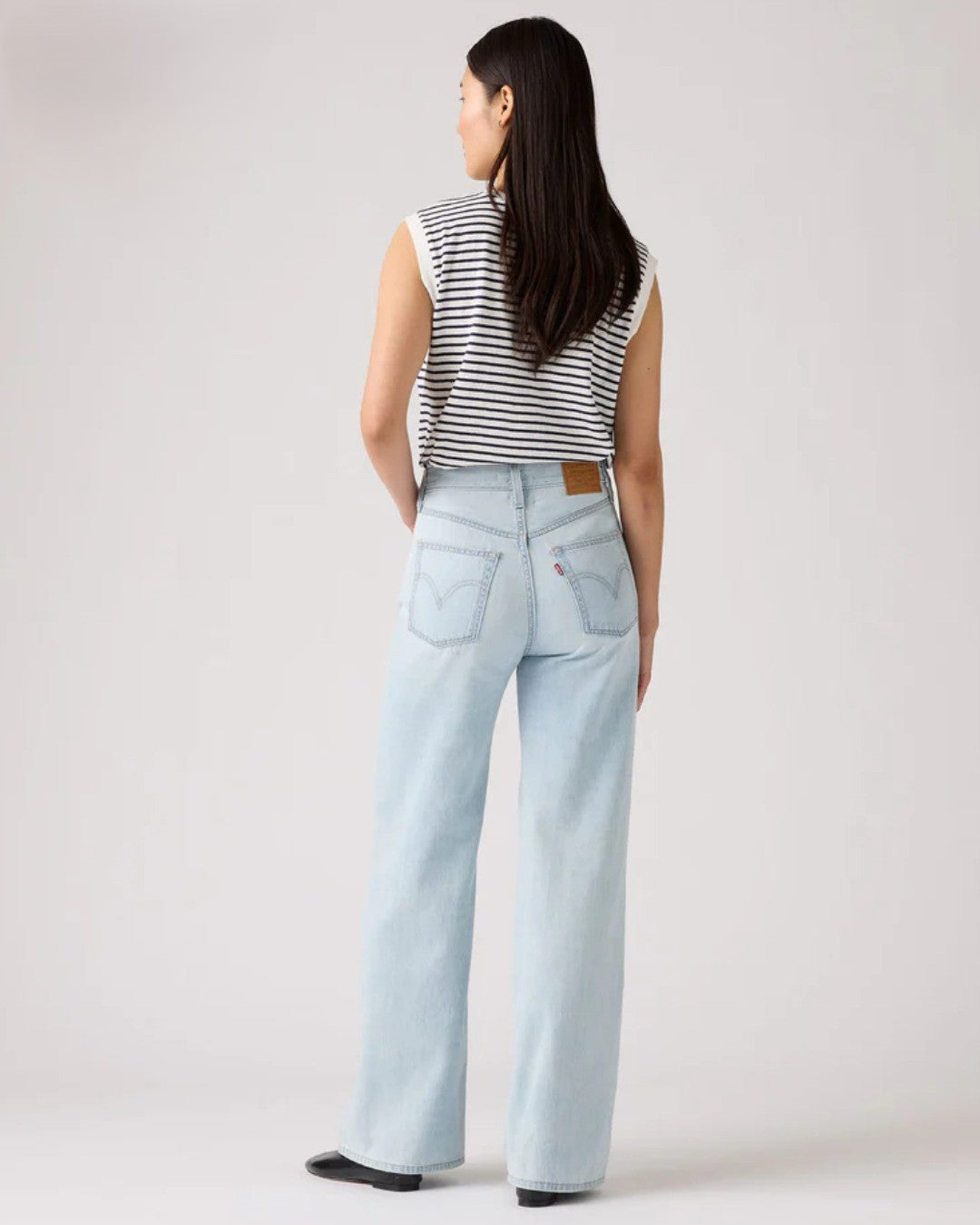 JEAN LEVIS 0038 RIBCAGE WIDE LEG