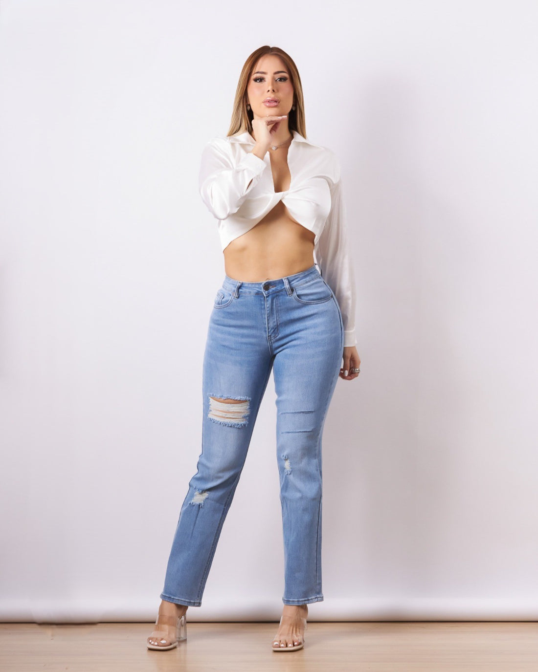 JEANS PSYCHO SLIM PARA DAMA