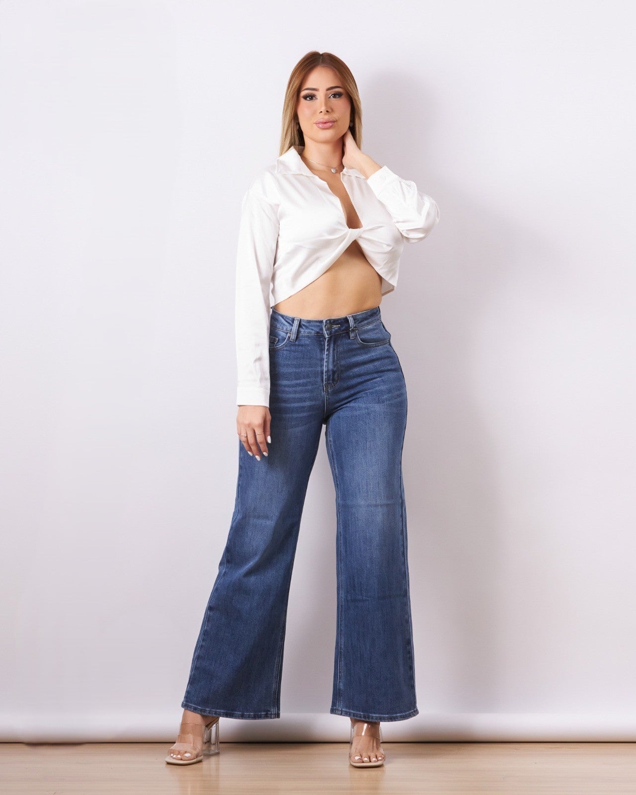 JEANS PSYCHO WIDE LEG PARA DAMA