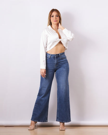 JEANS PSYCHO WIDE LEG PARA DAMA