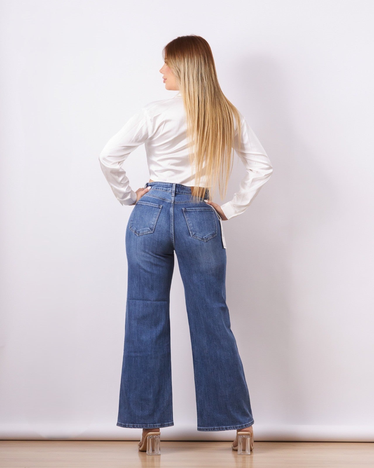 JEANS PSYCHO WIDE LEG PARA DAMA