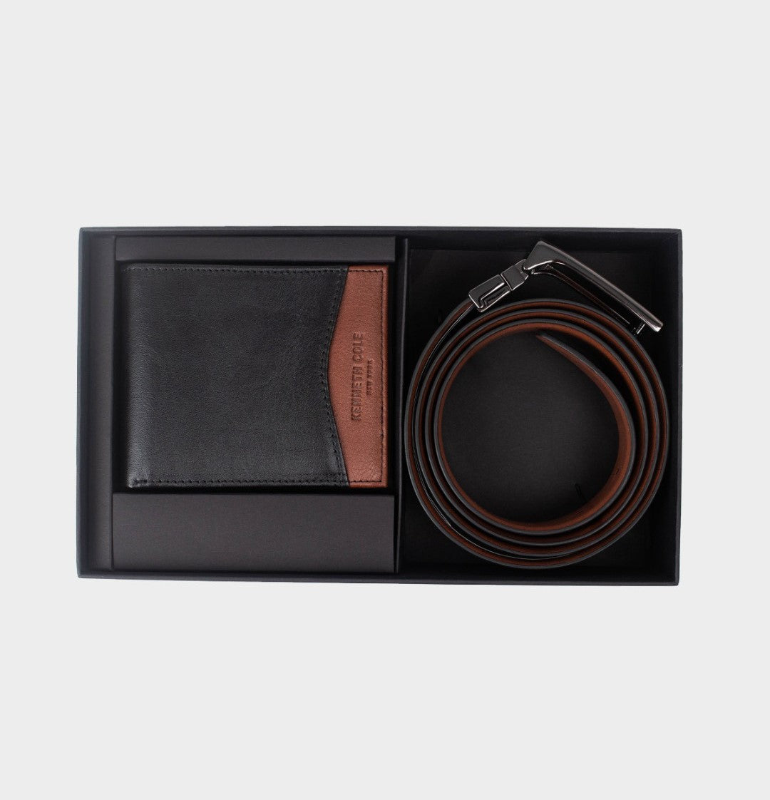 SET BILLETERA CINTURON KENNETH COLE