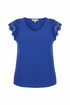 Blusa azul ghost mannequin